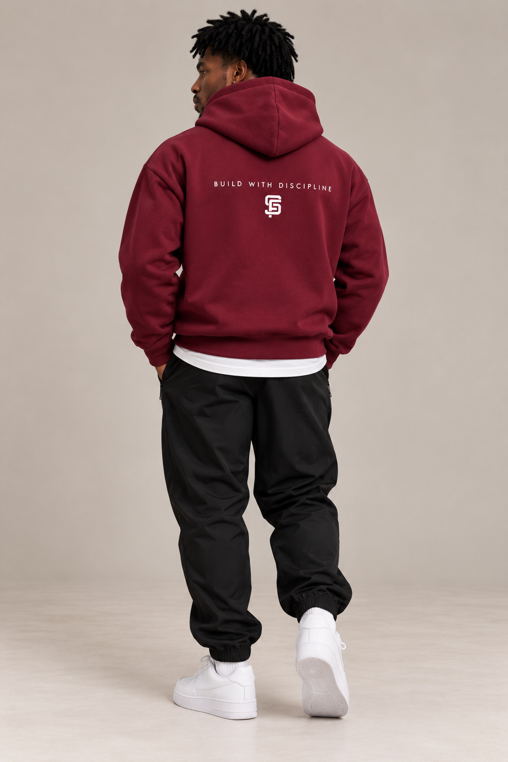 BWD Hoodie Bordeaux
