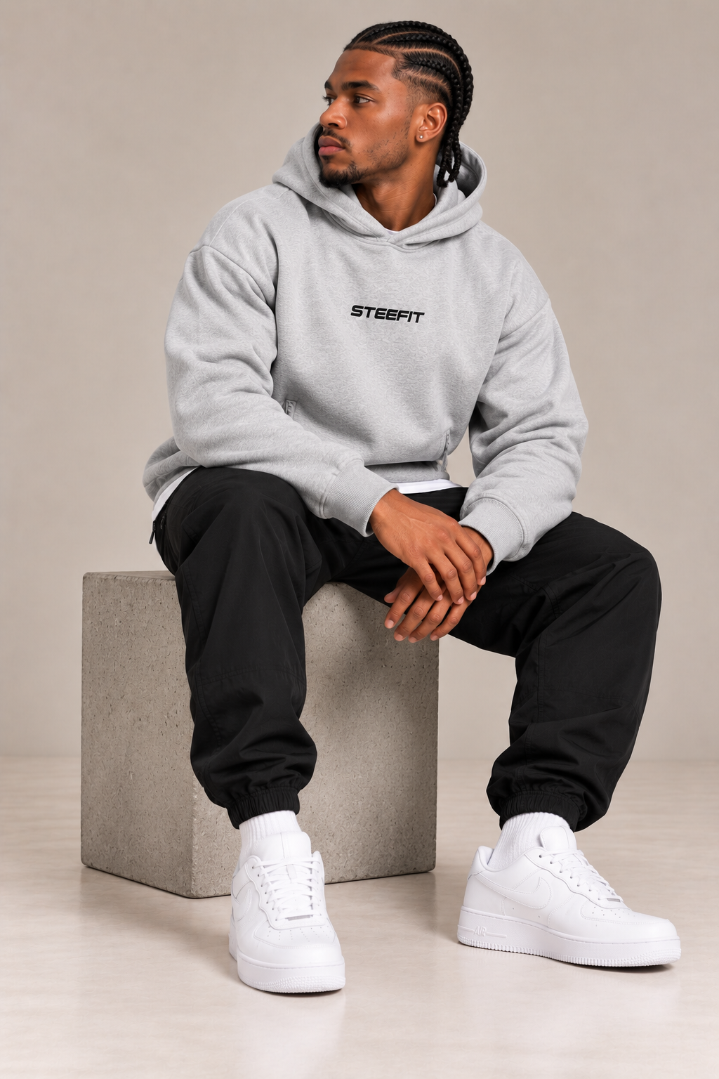 BWD Hoodie Grijs