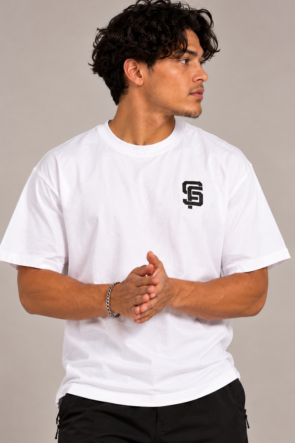 STEEFIT Oversized T-shirt in de kleur Wit
