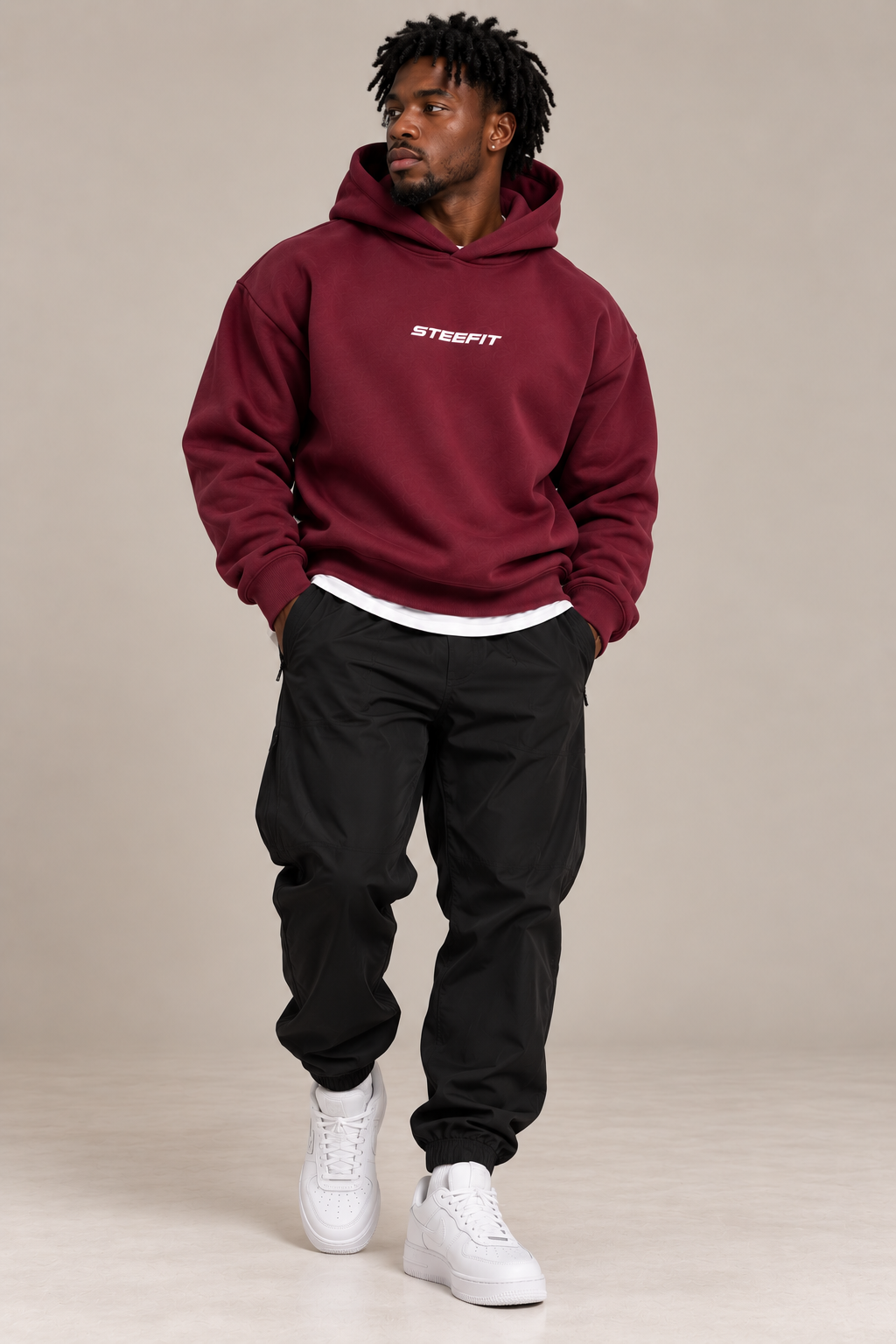 BWD Hoodie Bordeaux