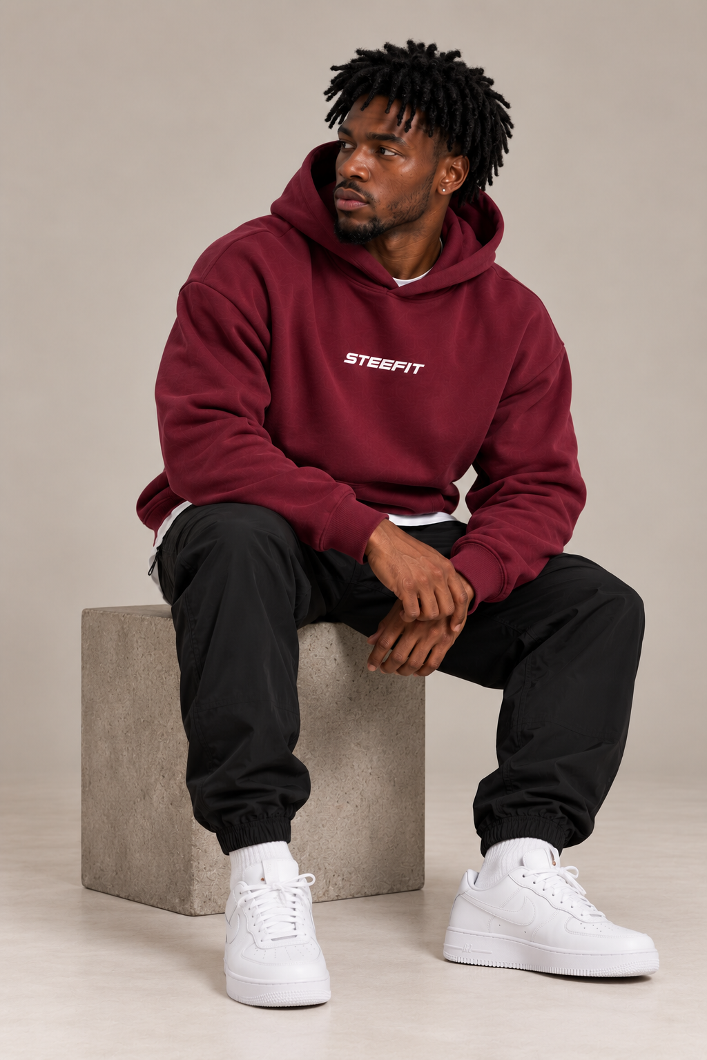BWD Hoodie Bordeaux