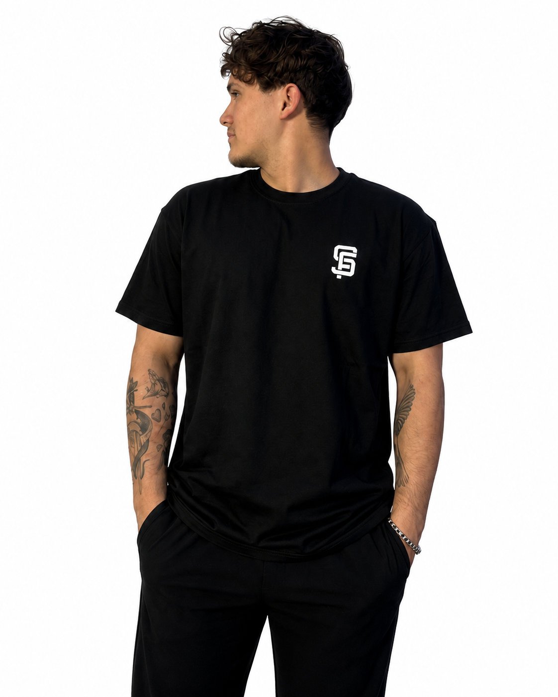 Lion Power Oversized T-shirt zwart