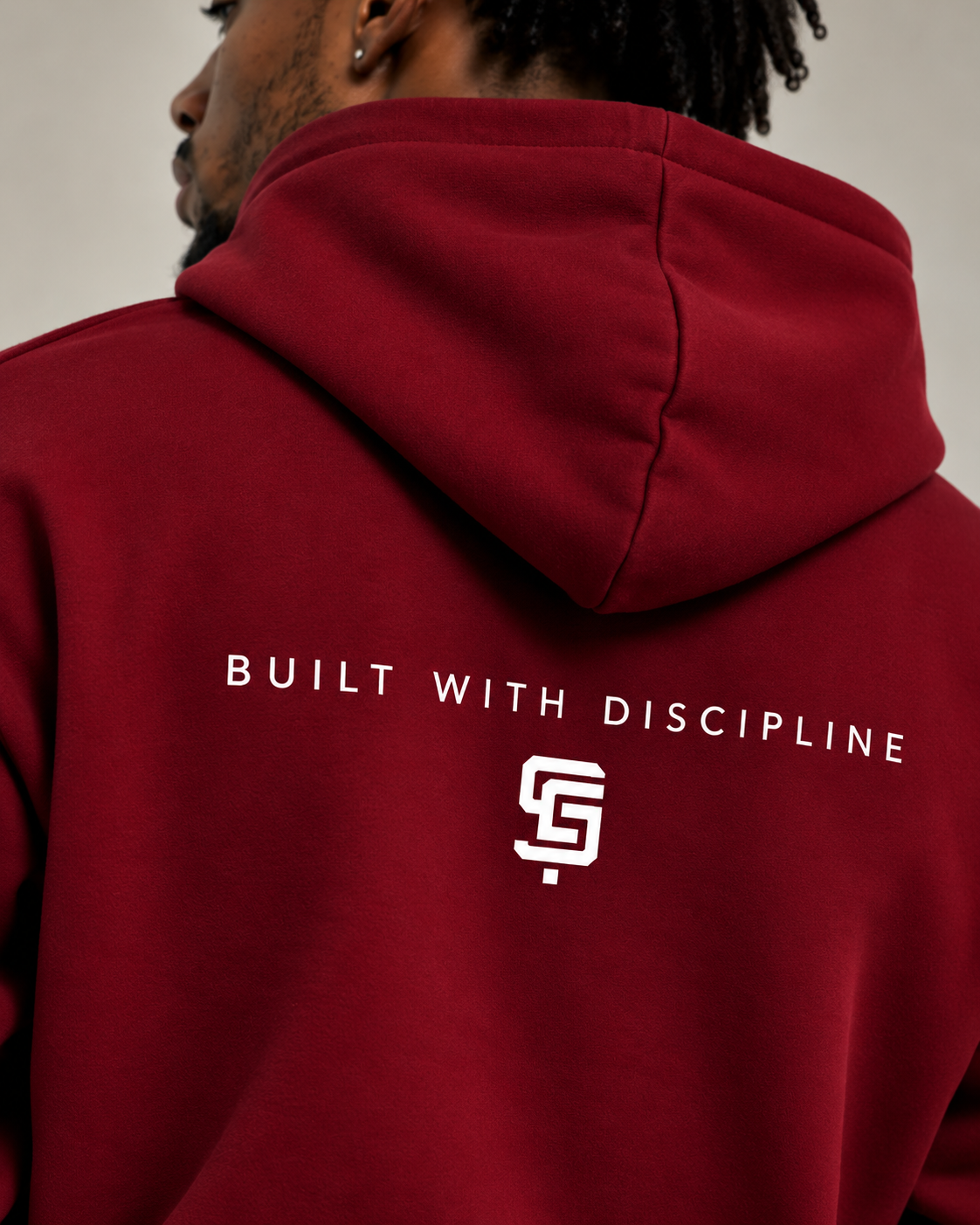 STEEFIT BWD Hoodie in de kleur Bordeaux