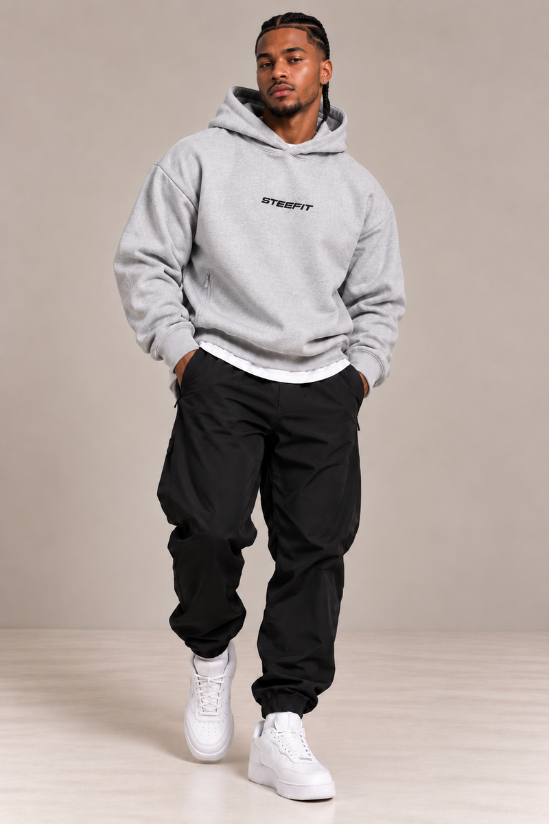 STEEFIT BWD Hoodie in de kleur Grijs