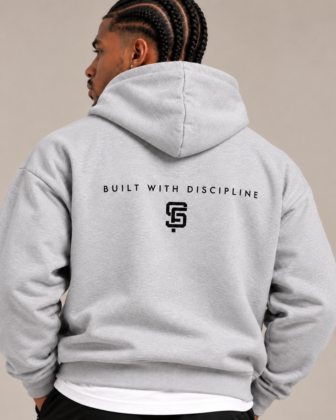 STEEFIT BWD Hoodie in de kleur Grijs