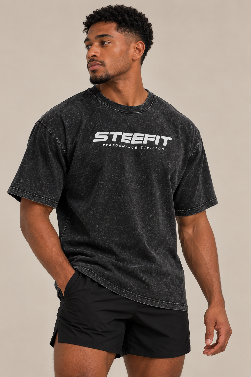 STEEFIT Olympus T-shirt in het Grijs 
