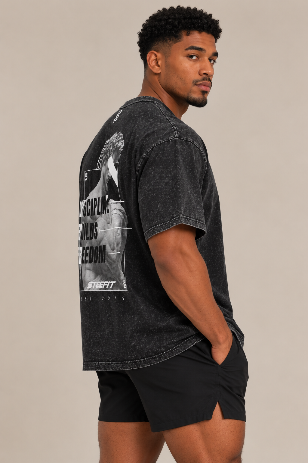 STEEFIT Olympus T-shirt in het Grijs 